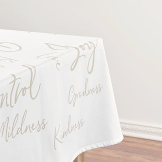 Kalligrafie Schrift Frucht des Geistes  Tischdecke