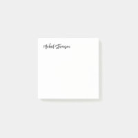 Kalligrafie Schwarz-weiß Personalisiert Schlicht m