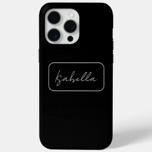 Kalligrafie Schwarz-weiß Schlicht kreativ Moderner Case-Mate iPhone Hülle