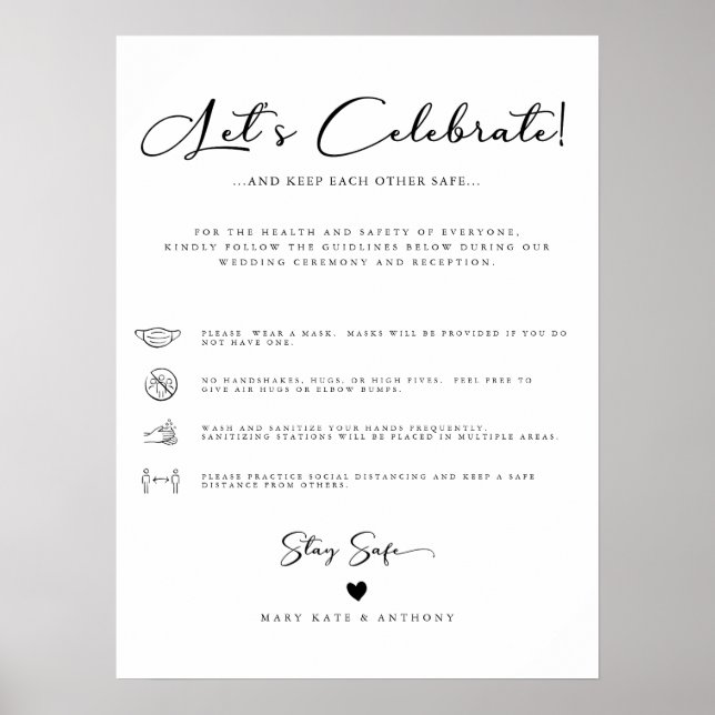Kalligrafie-Script-Bereinigung Poster (Vorne)
