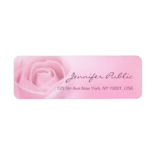 Kalligrafie Script Moderne rosa Rose Template Chic