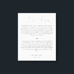 Kalligrafie Script Wedding Vows Canvas Print Leinwanddruck<br><div class="desc">Modernes und elegantes Design gedruckt Kalligrafie Script Wedding Vows Canvas Print,  die mit Ihrem Text angepasst werden können. Bitte klicken Sie auf den Button "Anpassen" und verwenden Sie unser Design-Tool,  um diese Vorlage zu ändern. Karo im Grafikdesign-Store für andere Produkte,  die diesem Design entsprechen!</div>