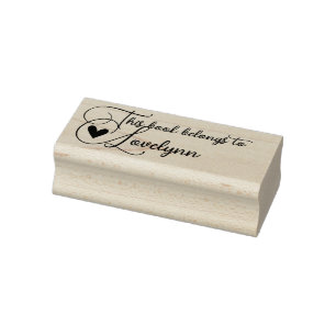 Kalligrafie-Skript Dieses Buch gehört Buchzeichen Gummistempel