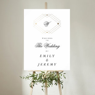 Kalligrafie Typografie Monogram Gold Deko Wedding