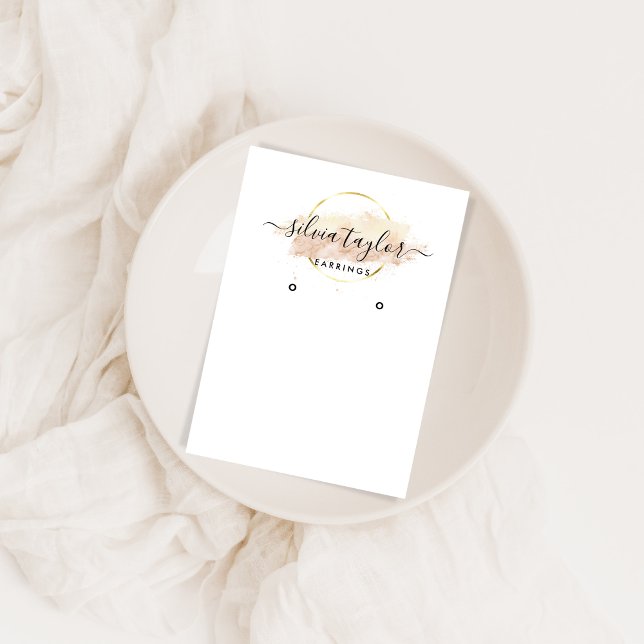 Kalligrafie Visitenkarte (Unique artistic logo design for your jewellery business)