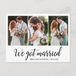 Kalligrafie Wir Got Verheiratet 3 Foto Postkarte