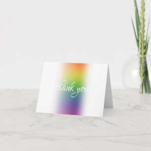 Kalligrafisch Danke Modern Abstrakte Farbige