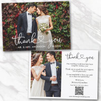 Kalligrafisches Herz Hochzeit QR Code 2 Foto