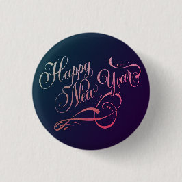 Kalligrafisches Neujahrsabzeichen 2026 Button