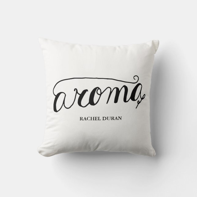Kalligraphie-Aroma-Kissen Kissen (Vorderseite)