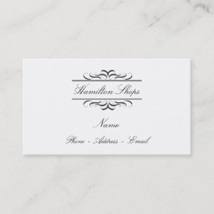 Kalligraphie-Aufkleber-Visitenkarten Visitenkarte