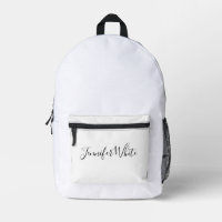 Kalligraphie Elegant Bold Retro Black & White Name