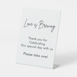 Kalligraphie-Liebe bricht Sockelschild