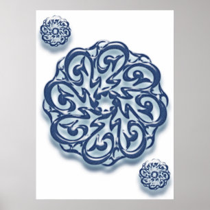 Kalligraphie Mohameds (pbuh)… Poster