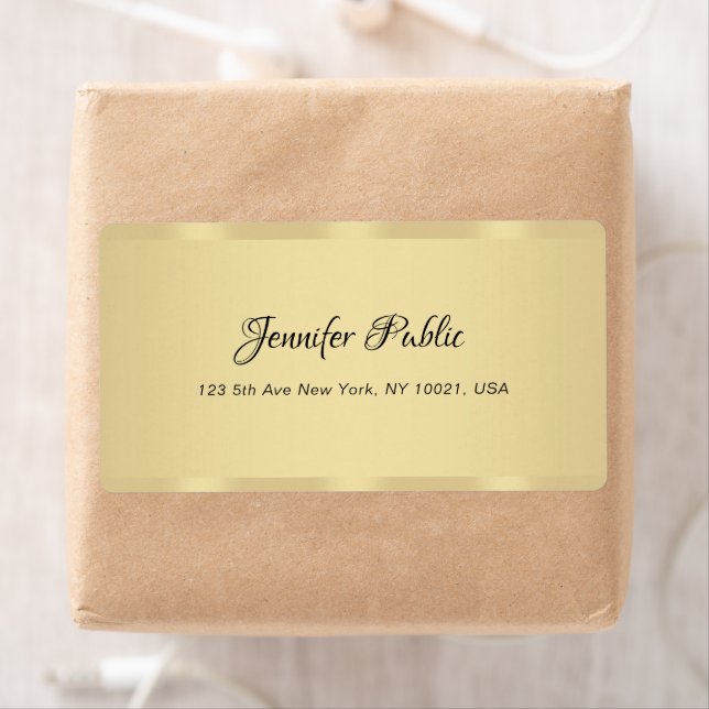 Kalligraphie Name Moderne Handschrift Imitate Gold (Insitu)