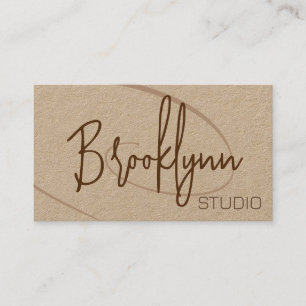 Kalligraphie Signature Beruflich Hair Studio Visitenkarte