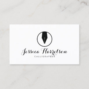KALLIGRAPHIE-STIFT-SPITZEN-LOGO I für Visitenkarte