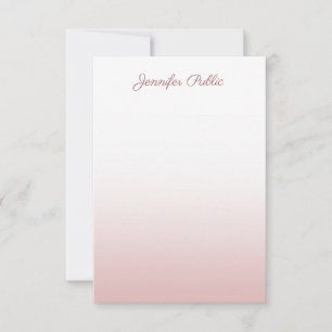 Kalligraphische Name Rose Gold Moderne Vorlage