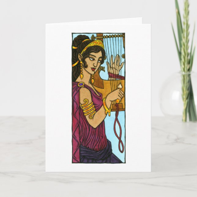 Kalliope Greeting Card Karte (Vorderseite)