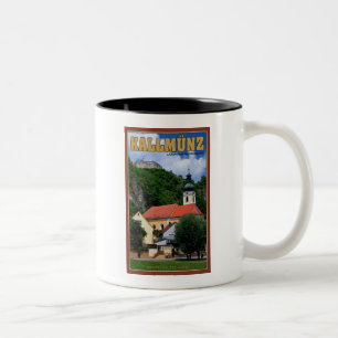 Kallmunz Kirchen-und Schloss-Ruinen Zweifarbige Tasse