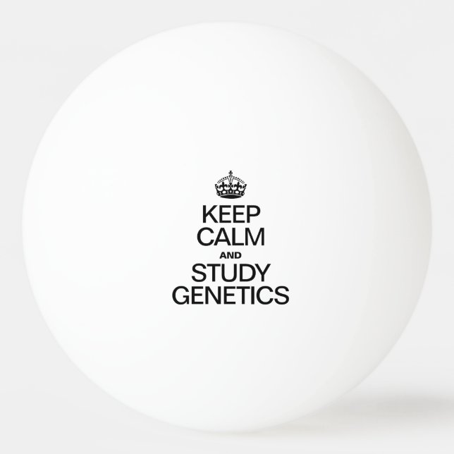 KALM- UND STUDIENGENETIK behalten Tischtennisball (Vorderseite)