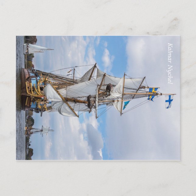 Kalmar Nyckel Postkarte (Vorderseite)