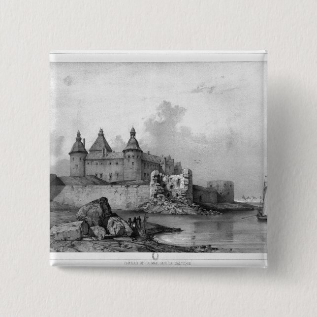 Kalmar Schloss Button (Vorderseite)
