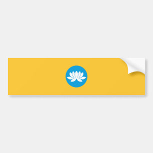 Kalmykia Flag Autoaufkleber