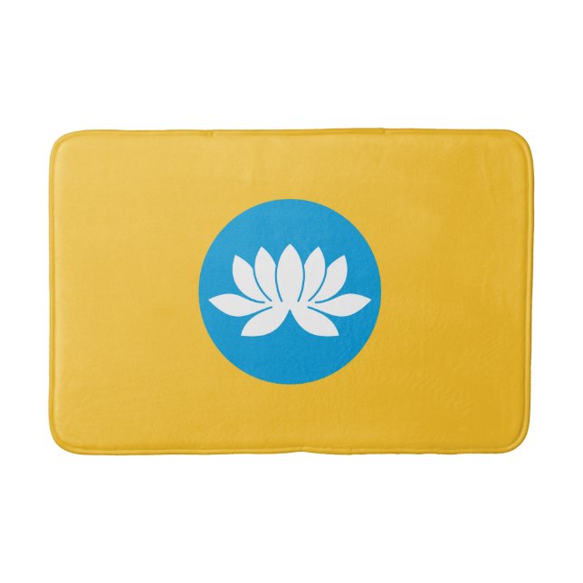 Kalmykia Flag Badematte (Vorderseite)