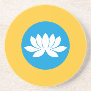 Kalmykia Flag Getränkeuntersetzer