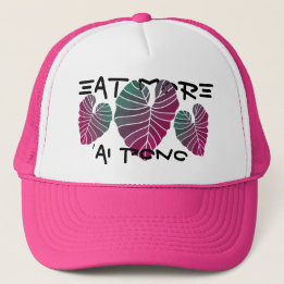 KALO KRU AI PONO ESSEN MEHR IN PINK Trucker Hat Truckerkappe