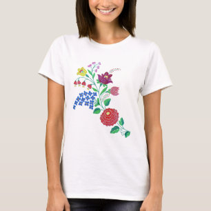 Kalocsai Blume Stem T-Shirt