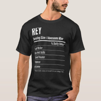 Kalorien mit dem Etikett für die Serviergröße T-Shirt