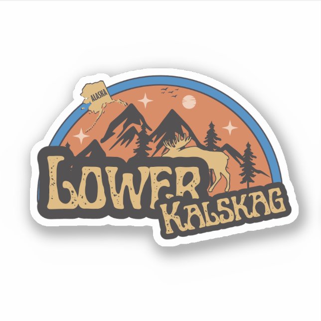 Kalskag, Alaska-Aufkleber Aufkleber (Vorderseite)
