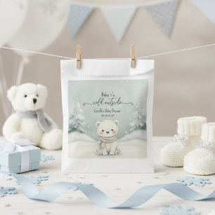 Kalt draußen Winter geschlechtsneutrale Babyparty Geschenktütchen