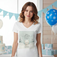 Kalt draußen Winter geschlechtsneutrale Babyparty