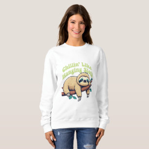 Kalt wie ein hängendes Faultier-Shirt Sweatshirt