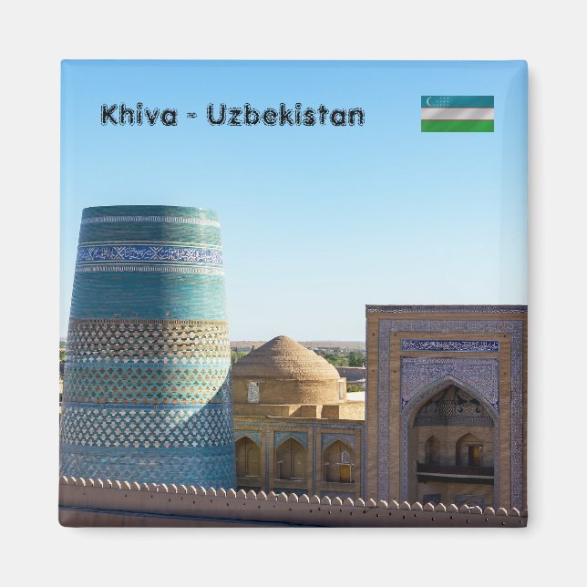 Kalta Minor Minaret - Chiwa, Usbekistan Magnet (Vorne)