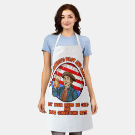 Kaltbier am 4. Juli Schürze