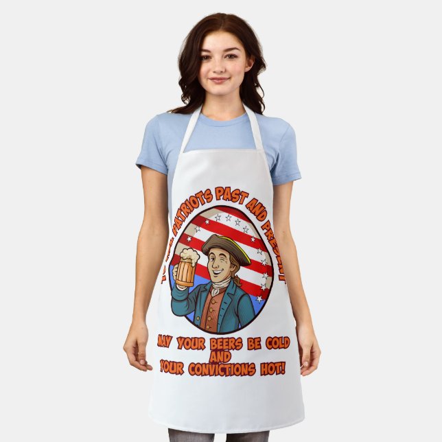 Kaltbier am 4. Juli Schürze (Getragen)