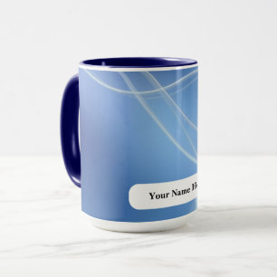 Kalte Eisige Perlene Dampf Linien Tasse