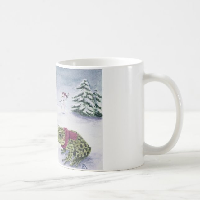 "Kalte Frösche" durch Deanna Bach Kunst Kaffeetasse (Rechts)