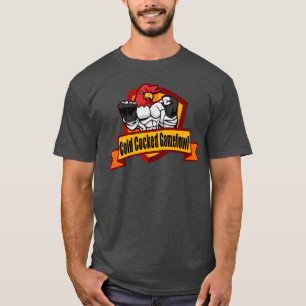 Kälte gespanntes Gamefowl offizielles Marken-Shir T-Shirt