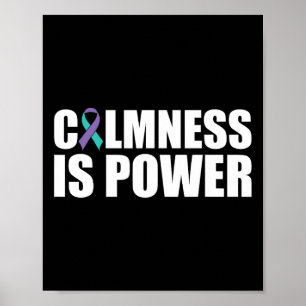 Kälte ist Power psychische Gesundheit Bewusstsein Poster