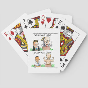 Kalte Kriege von 1960 und 2014 Lustig Spielkarten