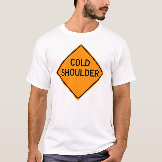 Kalte Schultere kalte Schulter T-Shirt (Vorderseite)