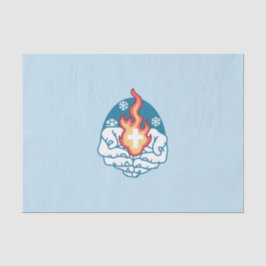 Kalte Veränderung, Feuer des Glaubens - Motivieren Seidenpapier