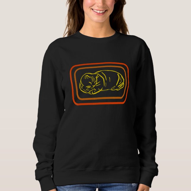 Kältekatze Sweatshirt (Vorderseite)