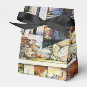 Kalter Brei in einem heißen Deli Geschenkschachtel