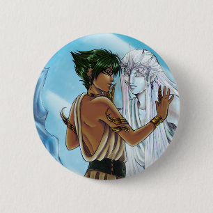 Kalter Herz-Knopf Button